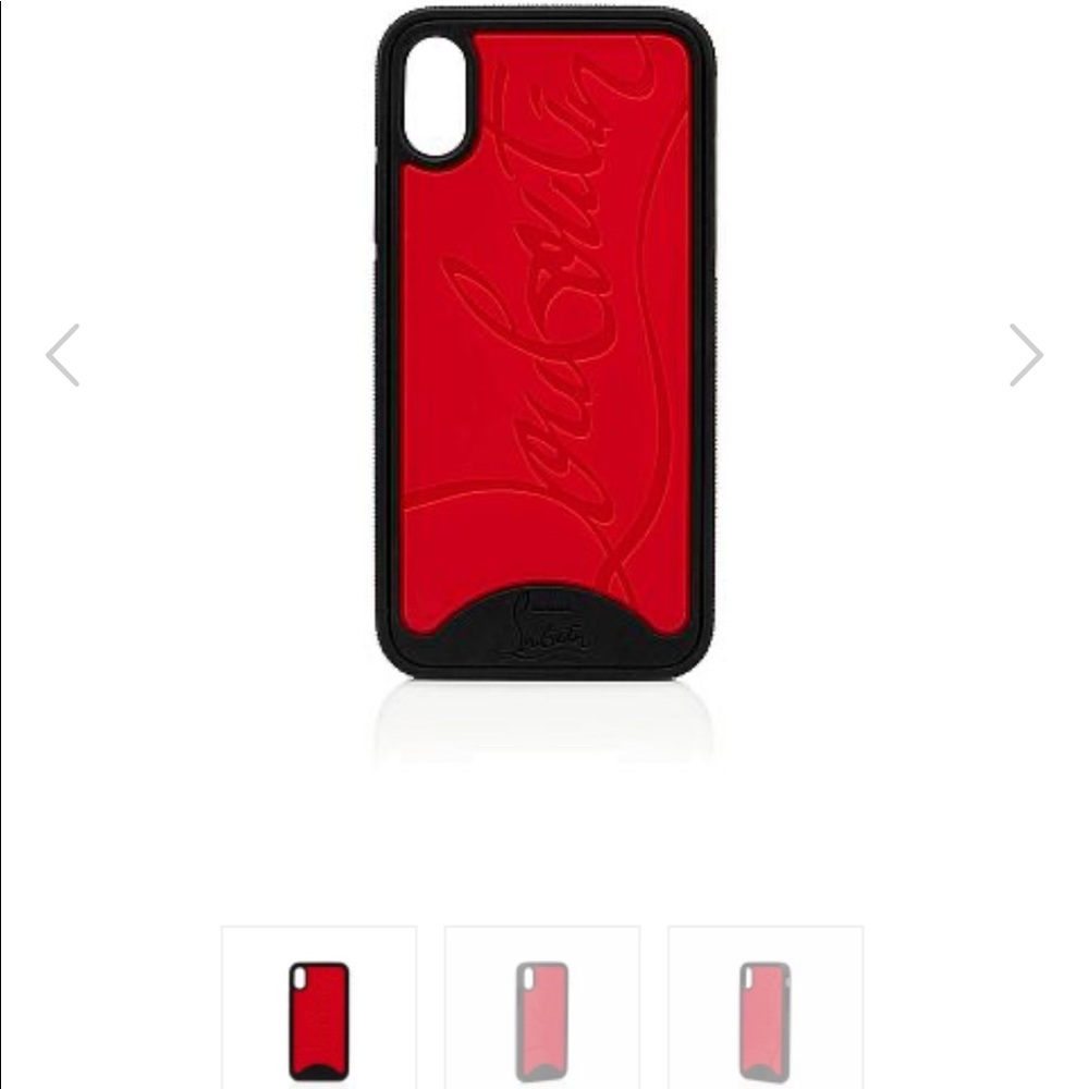 Christian Louboutin iPhone X/XS phone case